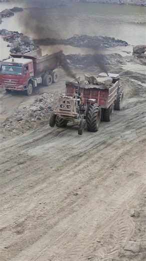 4.7K views · 35 reactions | Heavy-duty Tractor Trolley Transporting...