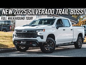 New 2025 Chevy Silverado Trail Boss | Interior and Exterior Details!