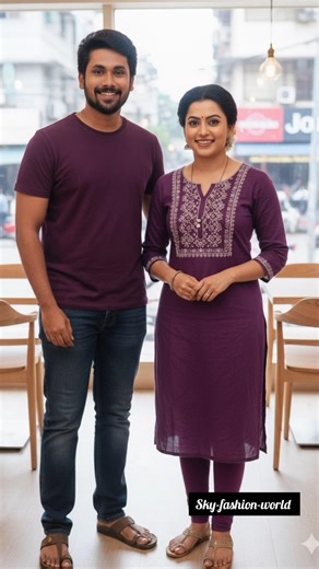 💜#Purple Colour Couple Outfit collection#like#shorts#share#comment#
