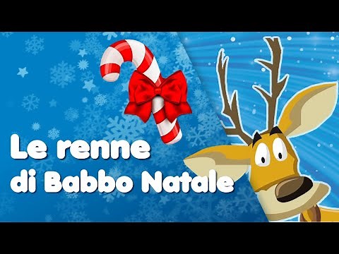 BUON NATALE - Le renne di babbo Natale - Canzoni per bambini ‪@Mela_Educational‬