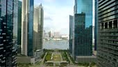 Drone Aerial view 4k Footage of Buildings in singapore city
