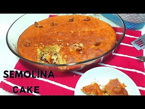 The Best Moist Sweet Semolina Cake/Cornbread Recipe