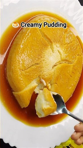 🍮 Creamy Eggless Bread Pudding #shorts