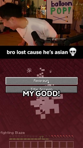 bro lost cause he's asian 💀