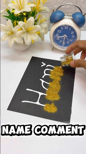 Cutest name writting #diy #diyart#artandcraft #nameart #artshorts #funny #youtube #shorts #fyp
