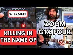ZOOM G1X FOUR - How to get TOM MORELLO WHAMMY Tone - Guitar Patch