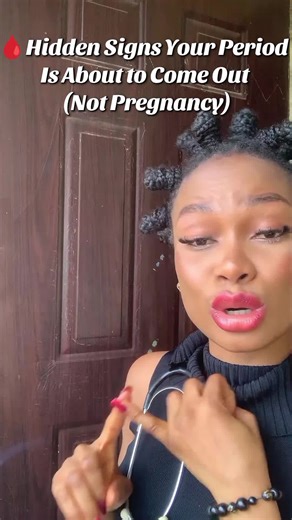 Hidden Signs that your period is coming out.That you're are not pregnant. #Period #eatwithyourhormones #WomensHealth #pregnant #fyp