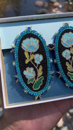 Beaded Eagle Earrings - Native Fashion Art | ArtTok