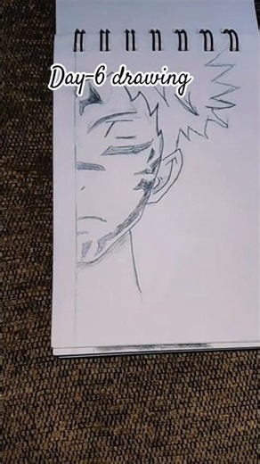 my day-6 drawing issss su....❤️🧡🧡💛💛🩵💙💜 #jujutsukaisen #anime #sukuna #edit #explore #shikuwasa