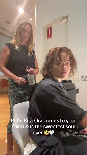 Rita Ora's Stunning Hair Transformation at Koda Cutters, Bondi