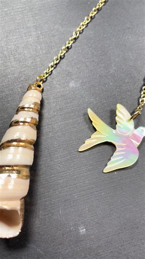 Finally dropping some new pendulum designs for Friday the 13th in Spook-tober 👻 Been on a little witchy hiatus to deal with life and adjust to my new job, I’m not sure I’m back yet but I’m trying. #seawitch #seawitchtok #seawitchcraft #seawitchery #seawitches #seawitchpendulum #seamagic #seamagic🌊 #pendulum #pendulumwitch #pendulumreadings #pendulumreading #seashellmagic #witchtok #witchesoftiktok #divinationtok #divinationtools #divinationwitches #seashell #beachcore #aphroditedevotee #aphrod