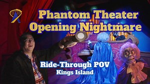 Phantom Theater opening nightmare - full ride through POV, Kings Island