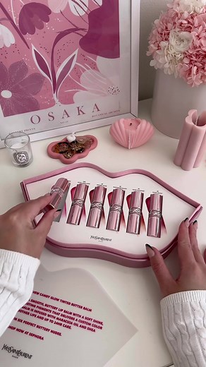 YSL Beauty Unboxing: Discover the Candy Glow Tinted Butter Balm