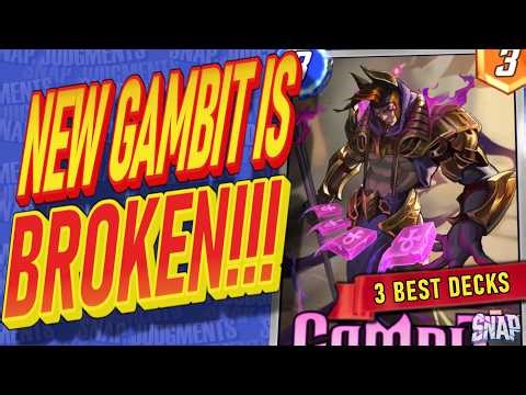 NEW Gambit is OP! These are his 3 Best Decks in Marvel Snap!