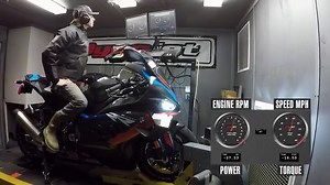 20K views · 166 reactions | How much power does the 2023 BMW M 1000 RR produce? We place the German brand's water/oil-cooled in-line four-cylinder, four-stroke engine on the Cycle World dyno to find out. | Cycle World Magazine | Facebook