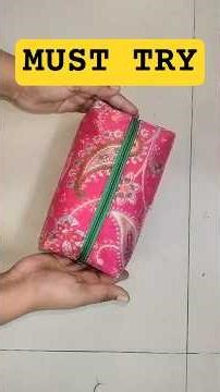 Easy Box Pouch Making at Home | Beginner Friendly Sewing Tutorial