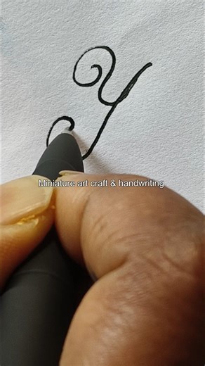 Step by step Copperplate capital letter "Y" & Copperplate small letter "y"handwriting for beginners