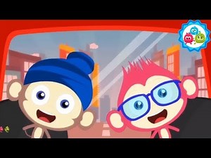 Wheels On The Bus | Five Little Monkeys Jumping On The Bed | Nursery Rhymes Compilation |Bubbly Dots