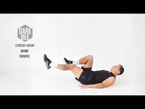 Exercise Library: Air Bike Crunches