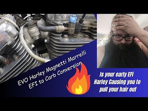 Harley Davidson EVO EFI to Carb Swap