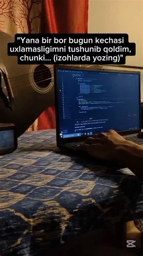 Shaxzod_Code on Instagram: "Buni dasturchilar tushunadi . . . . . #programming #coding #developer #game #gaming #gamers #gamedev #code #uzcoders #uzbekgaming #programmerlife #gameplay #unity #javascript #python #pcgaming #codinglife #gameruz #devlife #uzbekdev"