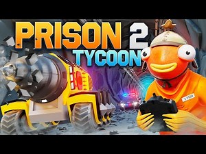 PRISON TYCOON 2 MAP FORTNITE CREATIVE - VAULT CODE, ALL 10 KEYS, MEGA BOSS FIGHT, REBIRTH, ESCAPE