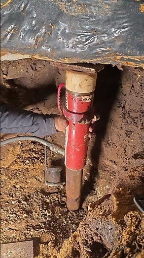 Installing 32FT Deep Steel Piers to Stabilize a Home Foundation