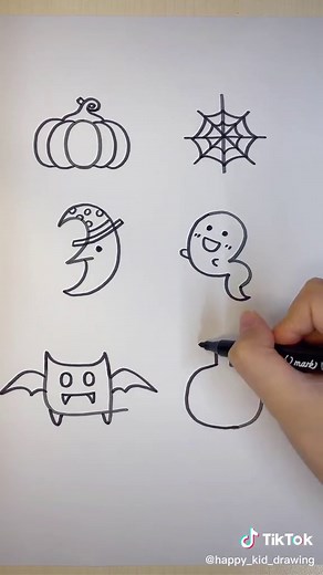 6 Ide Gambar Halloween Mudah & Lucu untuk Anak-Anak