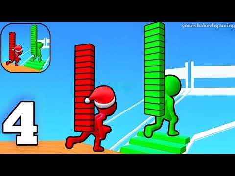 Bridge Race - Gameplay Walkthrough Part 4 Stickman Bridge Race (iOS, Android)