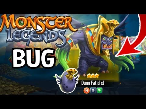 Monster Legends Dunn Fatid for 5 Gems 😍 Treasure Cave Xandrite Spellbound