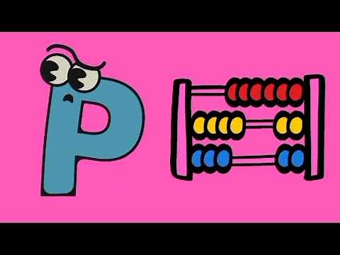 Letter P || ABC Song || Learn Letter P || With Pictures || For kid's || Part - 16