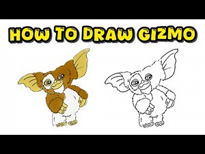 How to Draw Mogwai Gizmo from Gremlins – Follow Along Video Tutorial and Repeat