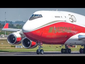 60 MINUTES PURE AVIATION - RED Boeing 747, Ilyushin IL76 ... - Aviation Highlights of July (4K)