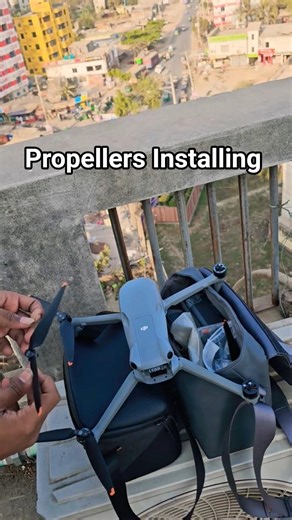 Dji Air 3s Propellers Installing. #dji #djiair3s