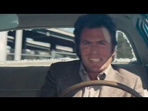 Magnum Force 1973 Motorcycle car chase scene 1080p HD