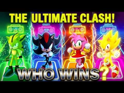 "WHO WINS? Scourge, Shadow, Amy, Super Sonic SHOWDOWN!"