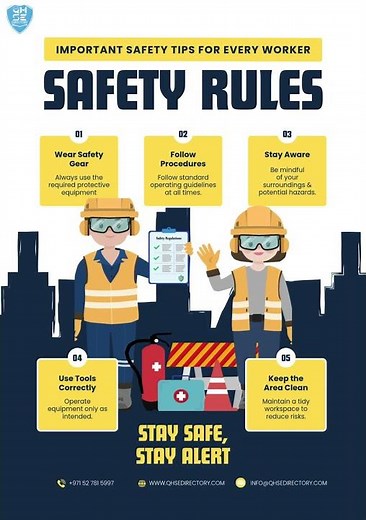 6 Golden Safety Rules Every Workplace Must Follow | ISO 45001 & HSE Training