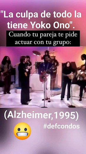422K views · 5.7K reactions | "La culpa de todo la tiene Yoko Ono". (Alzheimer,1995)  #defcondos #rqpmetal #punkrap | Def Con Dos | Facebook