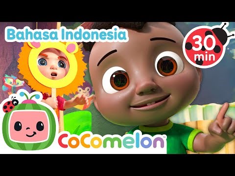 Tebak Nama Hewan | CoComelon | Kartun dan Lagu Anak | Moonbug Kids Indonesia | Nursery Rhymes
