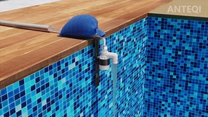 Automatic Pool Filler, 2025 Upgrade Pool Water Leveler Auto Fill, Pool Auto Fill with 24-Inch Stainless Steel Hose & Brass Connector, Water Leveler Control Sentry for Swimming Pool & Pond