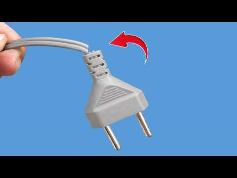 Almost no one knows this simple trick to fix a broken electrical plug!