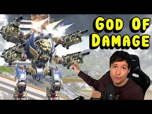 War Robots GOD OF DAMAGE! Mk3 Mace Typhon Gameplay WR