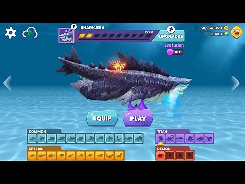 NEW TITAN SHARK UNLOCKED AND GAMEPLAY - Hungry Shark Evolution