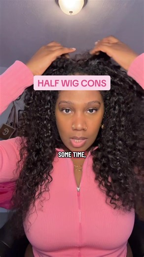 Let’s be real for a second 👀 Half wigs are cute… but they’re not perfect. Before you buy a half wig, here are the cons nobody really talks about — especially if you’re new to wigs or protective styles. This is not hate, just honesty so you can decide if a half wig is right for YOU. Follow for real wig advice, beginner-friendly installs & how to actually make half wigs look natural 💕 #halfwig #halfwiginstall #hairtok #halfwighairstyle #protectivestyles