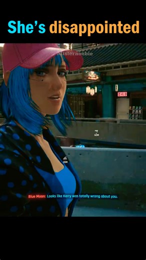Wait! Don't leave yet, Blue Moon! #cyberpunk2077 #cyberpunk