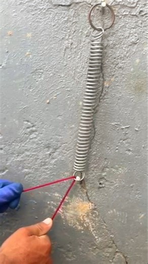 Spring Tension Rope Pull Setup Tutorial#knot #ropeknots #video 👍💯