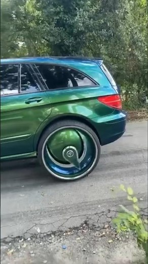 Outrageous R350 Mercedes-Benz on 30” DUB Floaters