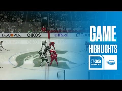 Ohio State vs. Michigan State | HIGHLIGHTS | 2026 Big Ten Hockey Tournament Semifinals | 03/14/26