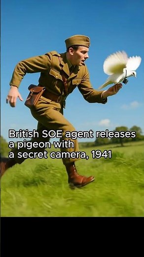 🕊️British SOE Agent Releases Pigeon with Secret Camera, 1941