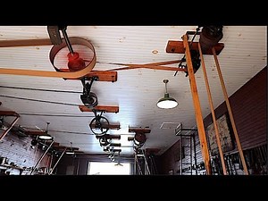 Belt Driven Machine Shop | 1860's Manufacturing 🛠️ | Incredible